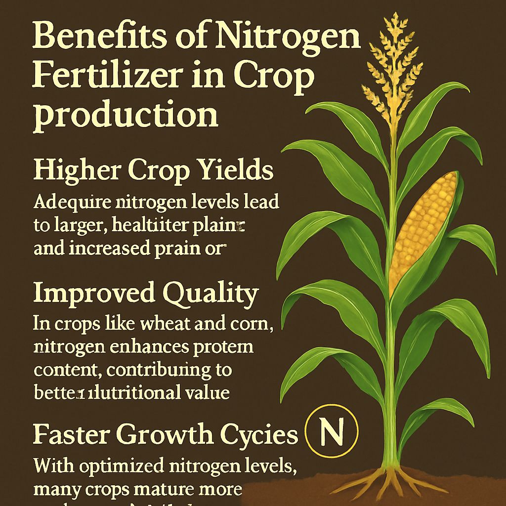 Benefits of Nitrogen Fertilizer in Crop Production Benefits of Nitrogen Fertilizer in Crop Production