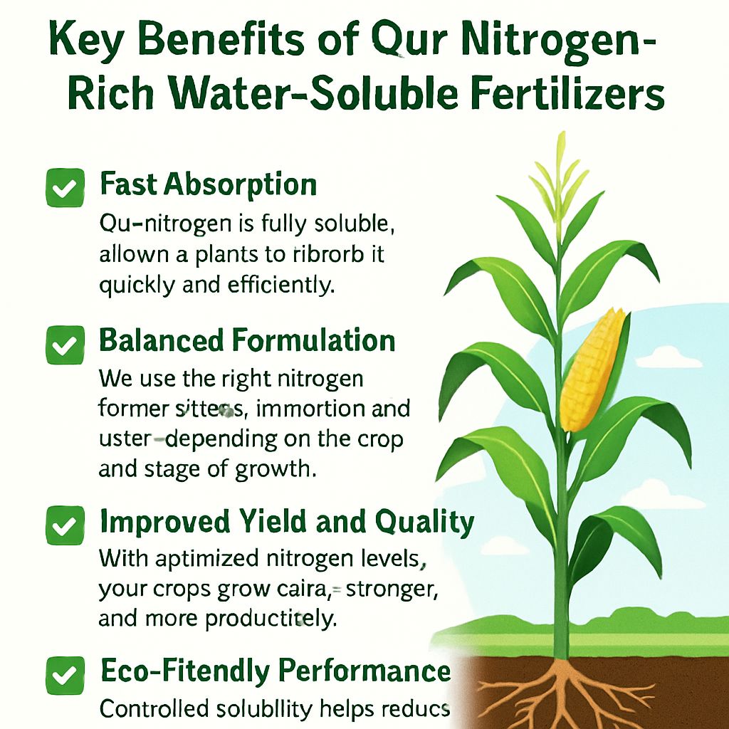 The Key to Healthier, More Productive Crops with Water-Soluble Fertilizers The Key to Healthier, More Productive Crops with Water-Soluble Fertilizers